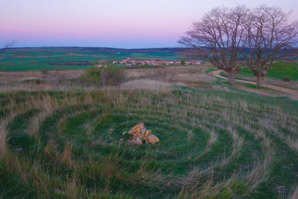 Camino de Santiago near Atapuerca