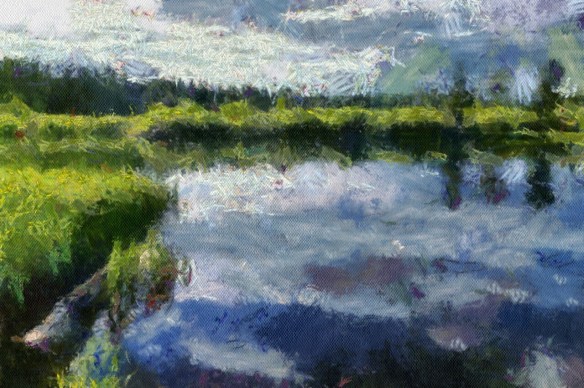 Summer day, Deschutes River, eastern Oregon.