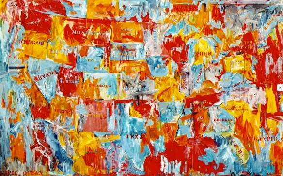 Map (Jasper Johns, 1961)