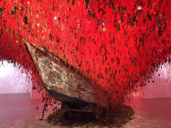 Chiharu Shiota, "The Key in the Hand", Venice Biennale 2015 (photo by Jim Friedrich)