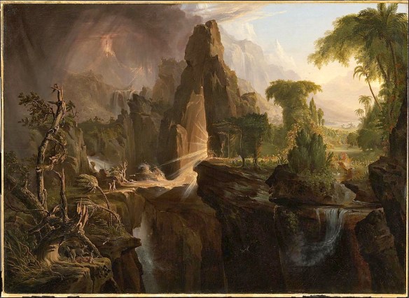 Thomas Cole, Expulsion from the Garden of Eden (1828)