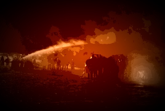 Standing Rock police assault Water Protectors with fire hoses.